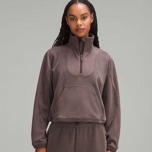 Lululemon Brush Softstreme Ribbed Half Zip size 4